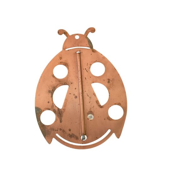 Ladybug-Shaped Copper Thermometer For Indoor/Outdoor Use - Picture 4 of 5